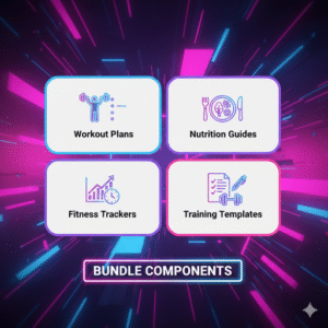 1100+ Fitness & Gym PLR/MRR Digital Bundle — Editable Workout Guides, Nutrition, and Training Assets