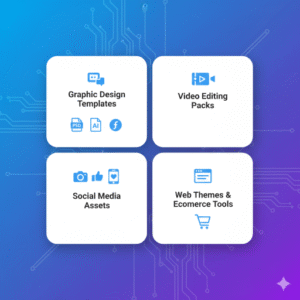 Mega E‑commerce Graphic Design, Video Editing & Digital Marketing Bundle — 1TB+ Digital Assets & Templates