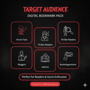 Thriller Bookmark Bundle — Horror & Crime Digital Bookmarks for Genre Readers