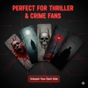 Psychological Thriller Bookmark — Digital Download for Suspense Fans