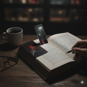 Psychological Thriller Bookmark — Digital Download for Suspense Fans