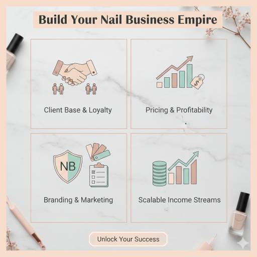Nail Business PLR eBook — Canva DFY Guide to Build a Profitable Nail Business - Image 2
