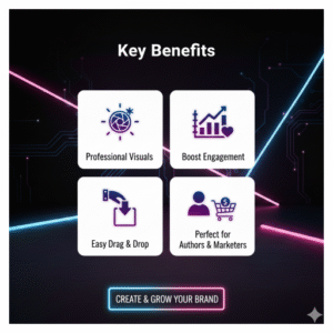 Mystery eBook Mockup & Thriller Cover Template — Editable Blank iPad Bookstagram Advertising Canva Pack