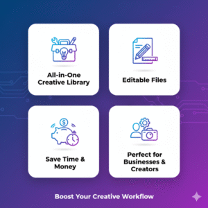 Mega E‑commerce Graphic Design, Video Editing & Digital Marketing Bundle — 1TB+ Digital Assets & Templates