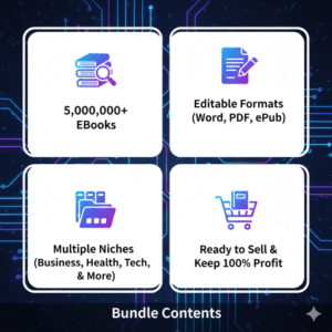 5 Million eBooks Mega Bundle (PLR & MRR) — Resellable Passive Income & Digital Library Collection