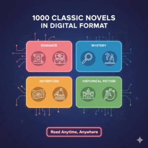 1000 Timeless Classic Novels — Digital Collection with PLR & Copyright-Free Content