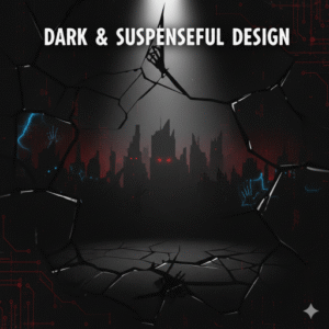 Psychological Thriller Bookmark — Digital Download for Suspense Fans