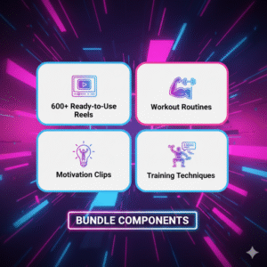 600+ Male Fitness Reels Digital Bundle — Ready‑to‑Use Workout Videos for Social Media