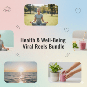 Health & Well-Being Viral Videos Bundle (MRR) – Faceless PLR Reels for TikTok, Instagram & YouTube Shorts