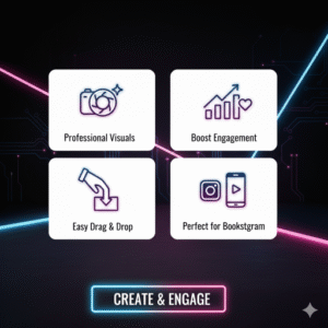 Mystery eBook Mockup & Thriller Cover Template — Blank iPad Bookstagram Advertising Canva Pack