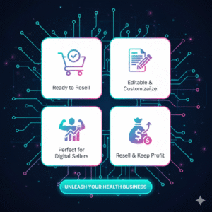 DFY Health & Fitness Bundle — PLR eBooks, Planners & Guides Ready to Resell