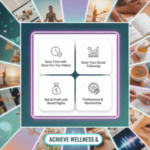 Health & Well-Being Viral Videos Bundle with MRR & PLR — Faceless Marketing Reels for Instagram, TikTok & YouTube