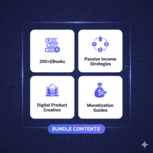 Passive Income eBook Bundle with MRR & PLR — 200+ Digital Business Guides for Resale
