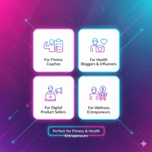 Fitness Planners PLR & MRR Bundle — Editable Workout, Meal & Health Planner Templates